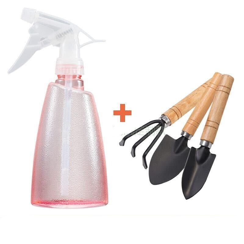 6 Pieces 500ml Gardening Three Piece Set Household Watering Flower Pot Cleaning Special Small Pressure Spray Bottle Watering Pot