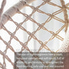 Подвесной стул Балкон Ins Net Красное птичье гнездо Корзина Домашние тканые качели Скандинавский ленивый стул-колыбель Ruiheng сфотографировал световую струну