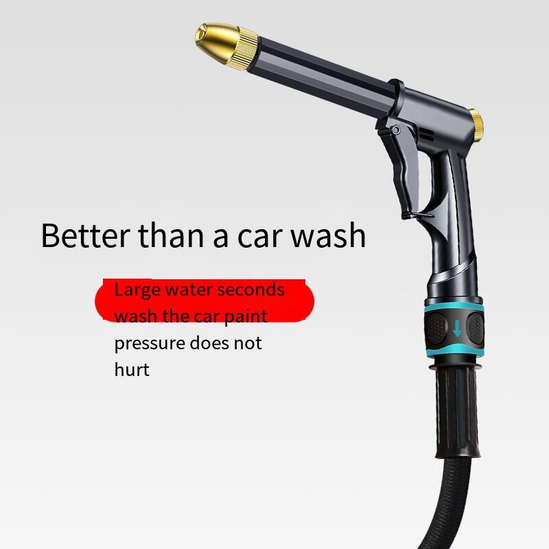 Car Washing High Pressure Garden Watering Telescopic Water Pipe Hose Artifact Car Brushing Tool Set Nozzle Upgrade Car Washing