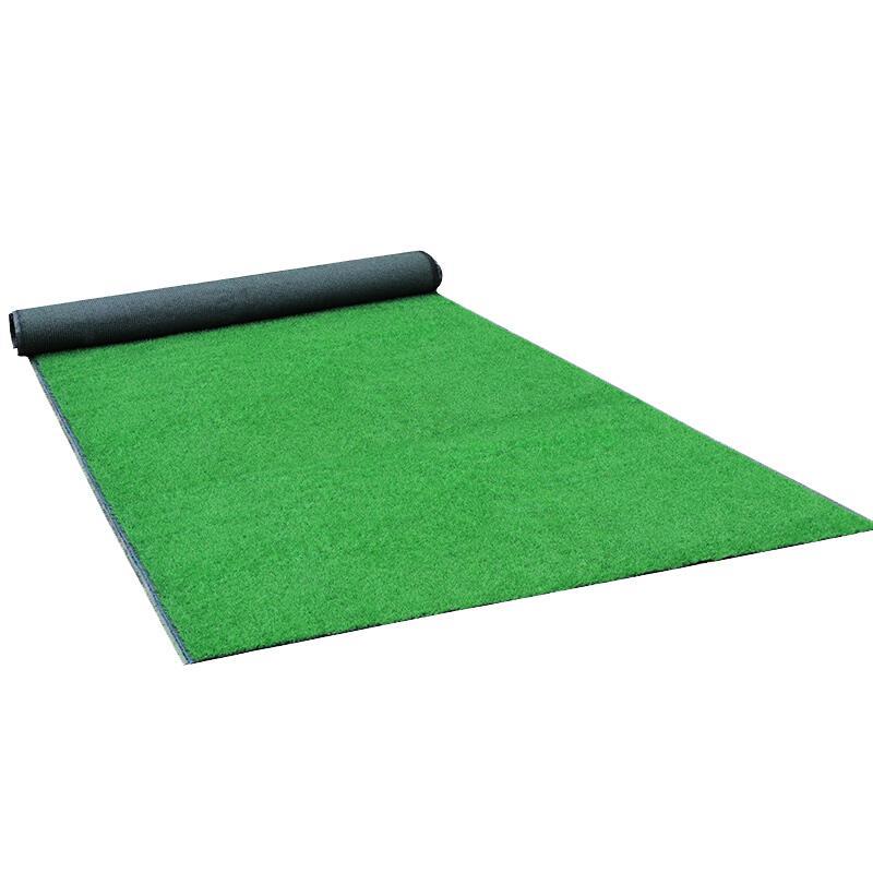 6 Pieces 2cm Densified Thickened Autumn Simulated Lawn Mat Fake Grass Green Planting Green Artificial Plastic Turf Carpet Grass