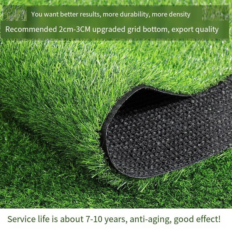 3cm Autumn Grass Double Layer Simulated Lawn Mat Fake Grass Green Plant Green Artificial Plastic Turf Carpet