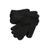 10 пар грязеотталкивающих и износостойких трикотажных темно-черных нейлоновых рабочих перчаток