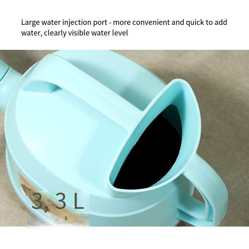 6 Pieces Long Mouth Resin Watering Pot Gardening Watering Pot Plastic Dual Purpose Large Watering Pot Vegetable Watering Pot 3.3L Light Blue
