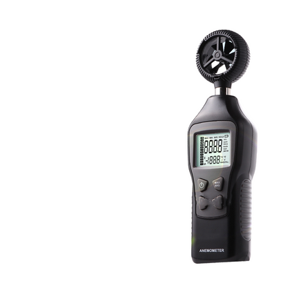 Высокоточный анемометр, ручной цифровой дисплей, тестер объема воздуха, направление ветра, измеритель скорости ветра, прибор для измерения ветра