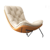 Скандинавское роскошное кресло-качалка, кресло с откидной спинкой, ленивое кресло для гостиной, домашнее кресло-качалка, одиночный диван, кресло для отдыха на балконе для взрослых