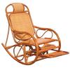 Оранжевый стул из натурального ротанга, кресло-качалка, кресло для отдыха, плетение из настоящего ротанга, кресло-качалка для пожилых людей, кресло-качалка, диван для обеденного перерыва