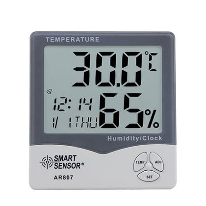 Электронный измеритель температуры и влажности, будильник, офисный и домашний термометр, гигрометр