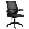 ECVV Office Chair Adjustable Seat Height Desk Chair Ergonomic Lumbar Support Mesh Breathable Swivel Chair with Flip Up Armrests