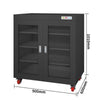 Промышленный влагостойкий шкаф, 435 литров, черный, относительная влажность 1% ~ 10%, электронный шкаф для хранения чипов, низкотемпературная сушильная печь
