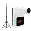 Инфракрасный термометр человеческого тела, автоматический индукционный датчик температуры, настенный вертикальный датчик температуры, автоматический радиовещательный детектор голоса