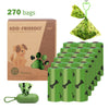 Мешки для собачьих какашек Биоразлагаемый мешок для мусора домашних животных с дозатором и зажимом для поводка для собак Очень толстый 100% герметичный мешок 9 x 13 дюймов