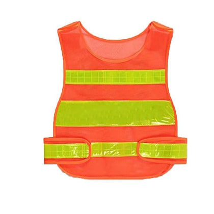 10 шт., рабочая одежда для строителей, санитарная одежда, сетчатый подвижный светоотражающий жилет, светоотражающий жилет, сетчатый стандартный флуоресцентный желтый цвет