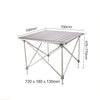 Открытый складной стол Портативный подъемный стол Складной стол из алюминиевого сплава Стул Стол для пикника