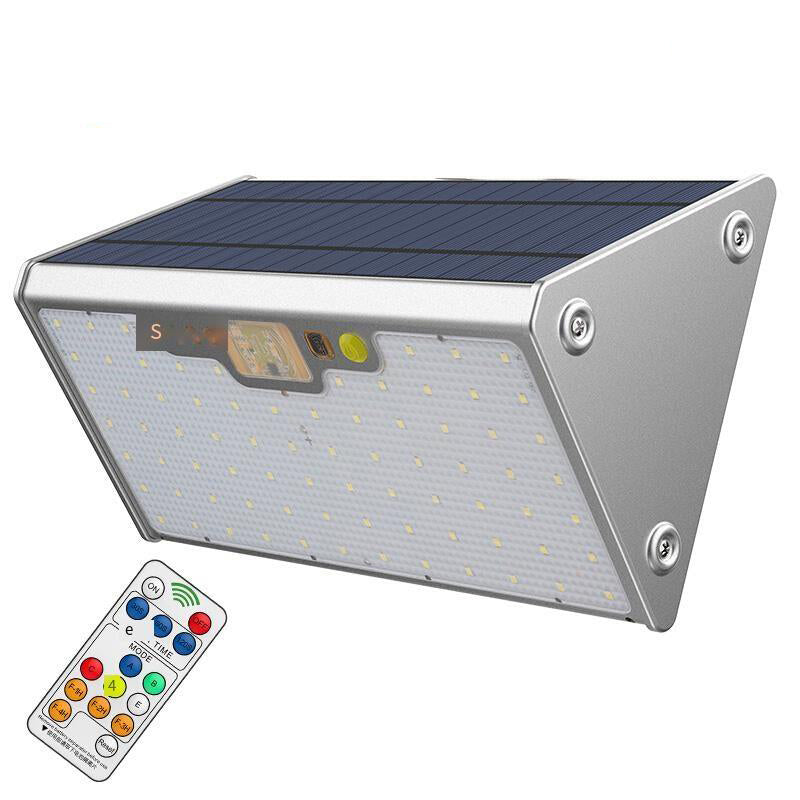 Solar Lamp Outdoor Courtyard Lamp Household Indoor And Outdoor Waterproof LED Wall Lamp Factory Super Bright 100W Street Lamp Flagship Warm Light