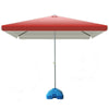 Outdoor Sunshade Sunshade Large Outdoor Stall Square Umbrella Commercial Umbrella Sunscreen Umbrella Red 2.2m * 1.8m With Bottom Seat