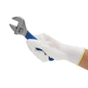 12 пар белых нитриловых полиуретановых защитных перчаток свободного размера, противоскользящие, износостойкие, дышащие и строительные защитные перчатки