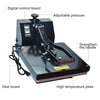 ECVV Ручной цифровой термопресс высокого давления для футболок 38 см x 38 см Трансферная печатная машина T4015