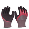 12 пар нитриловых ПУ винно-красных защитных перчаток свободного размера, перчатки с матовым покрытием, строительные защитные перчатки