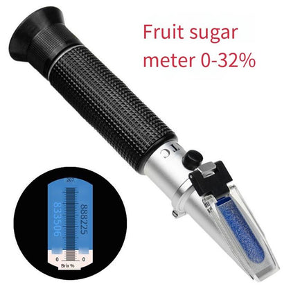 Ручной рефрактометр, измеритель сахара, измеритель фруктового сахара, измеритель сахара, высокоточный измеритель сладости
