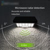 Solar Lamp Street Lamp Outdoor Household Courtyard Lamp Highlight Human Body Induction LED Indoor And Outdoor Villa Projection Lamp Integrated