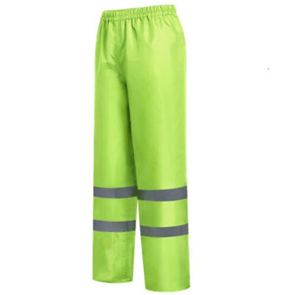 Waterproof Rain Pants Reflective And Wear-resistant Outdoor Fishing Rain Pants Single Thickened Male And Female Split Adult Double-layer Riding