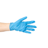 30 пар одноразовых перчаток свободного размера, прочные нитриловые устойчивые к разрыву синие перчатки