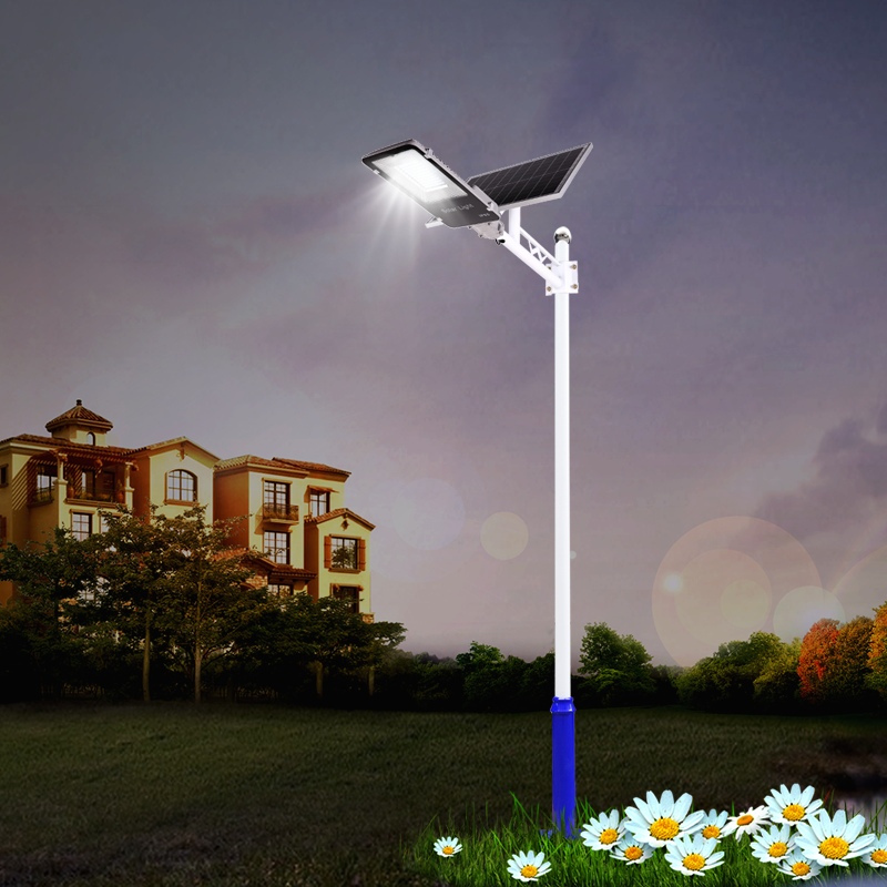 Solar Street Lamp Outdoor Waterproof Courtyard Lamp Integrated Projection Lamp Lighting LED Household Highlight Project 500w Lamp Cap