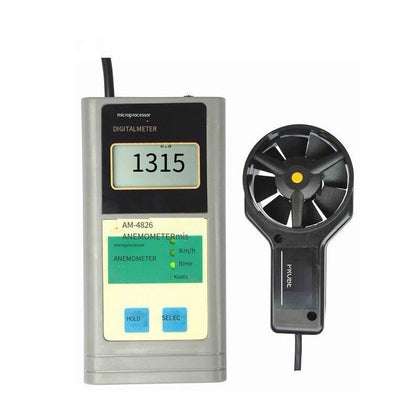 Многофункциональный анемометр, цифровой анемометр, тестер объема воздуха и температуры, высокоточный анемометр