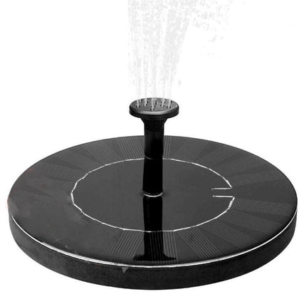 3W With Battery No Sunshine Working Diameter 18cm Solar Lotus Leaf Fountain 5 Kinds Of Nozzles Fountain