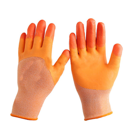 30 шт., нитриловые защитные перчатки из полиуретана размера S, противоскользящие защитные перчатки, защитные перчатки для сайта