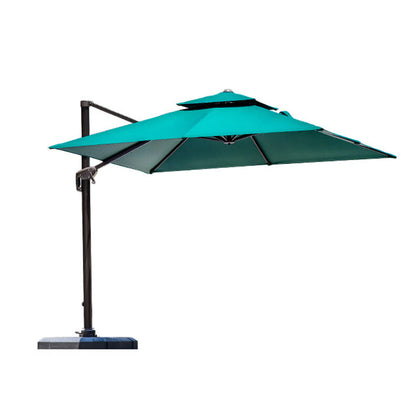 Наружный зонт от солнца Зонт для двора Римский зонт Открытый большой зонт от солнца Стойка-бар Складной солнечный зонт с лампой Квадратный зонт 3 м 