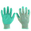 12 пар латексных зеленых защитных перчаток свободного размера от морщин, защитные перчатки для сайта