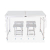 Уличный складной стол и стул из алюминиевого сплава, набор для путешествий, кемпинга, портативный комбинированный рекламный стол, киоск