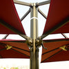 Вино-красный большой уличный зонтик от солнца, уличный зонт, дворовый зонт, уличный зонт, римский зонт, большой зонт от солнца, пляжный зонт