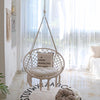 Swing Hanging Chair Indoor Net Red Hanging Chair Balcony Rocking Chair Single Hanging Basket Girl Swing Household Indoor Rope Weaving Hanging Chair