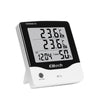 Цифровой измеритель температуры и влажности с электронными часами, будильником, внутренним и наружным термометром