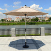 Зонт для улицы, двор, реклама от солнца, складной зонтик, центральная колонна, балконный стол, стул, зонтик от солнца, железный столб, зонт с центральной колонной, 2,7 м.