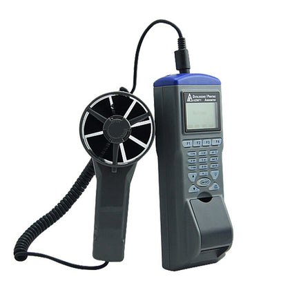 Ручной анемометр с разделенной крыльчаткой, анемометр, самописец с принтером, электронная таблица для измерения скорости ветра