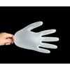 Одноразовые прозрачные перчатки. 100 перчаток из ПВХ. Прозрачные утолщенные перчатки для кухни (средний размер).