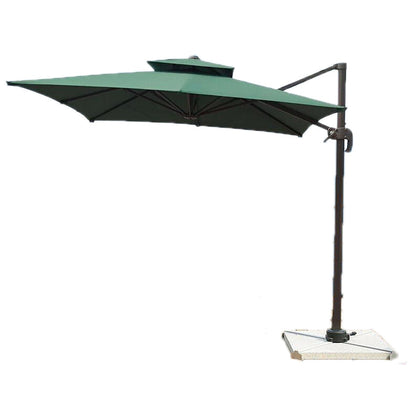 2,1*2,1 безграничный солнцезащитный зонт из ротанга для улицы, зонтик для балкона, большой зонт от солнца, квадратный двойной верх