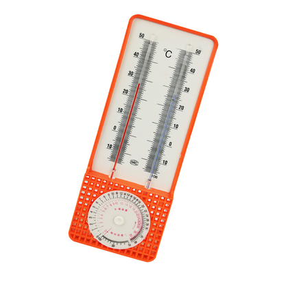 6 шт. сухой и влажный термометр, комнатный термометр, воздушный сухой и влажный термометр, гигрометр, можно добавлять воду