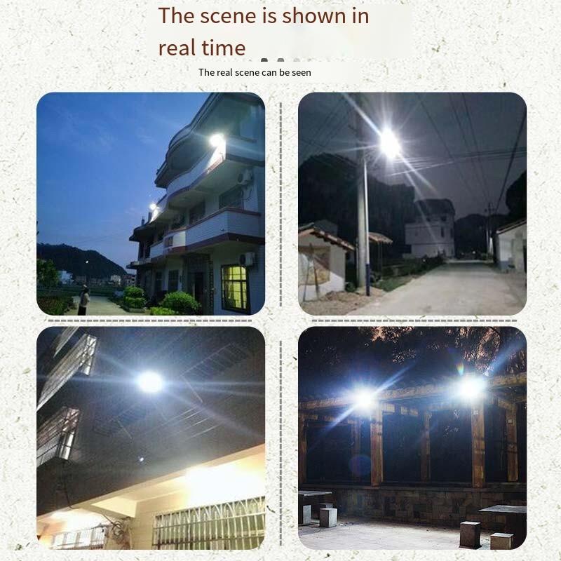 Solar Lamp Light Control 100W Outdoor Courtyard Lamp Stadium Indoor LED Lamp Household Remote Control Highlight Landscape Solar Street Lamp