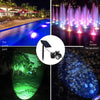 Solar Underwater Lamp Outdoor LED Waterproof Spotlight Fish Pond Underwater Fountain Lamp Outdoor Courtyard Water Landscape Decorative Lamp
