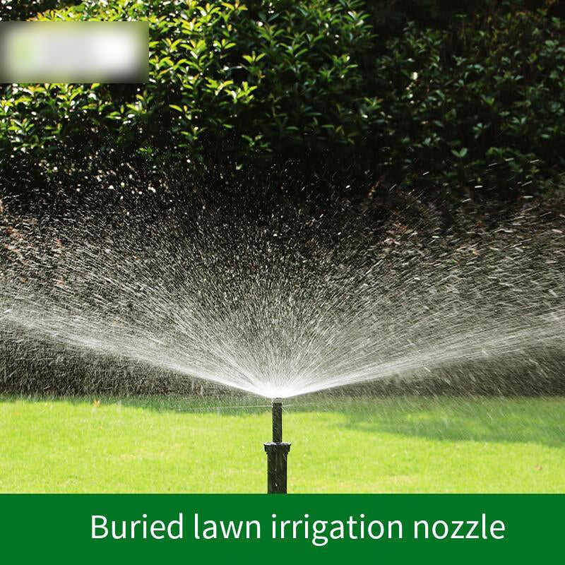 6 Pieces Underground Scattering Sprinkler Spring Up And Down Adjustable 360 Degree Garden Lawn Park Community Agricultural Watering Irrigation Atomization 46 Points Sprinkler Underground Sprinkler 4 Points