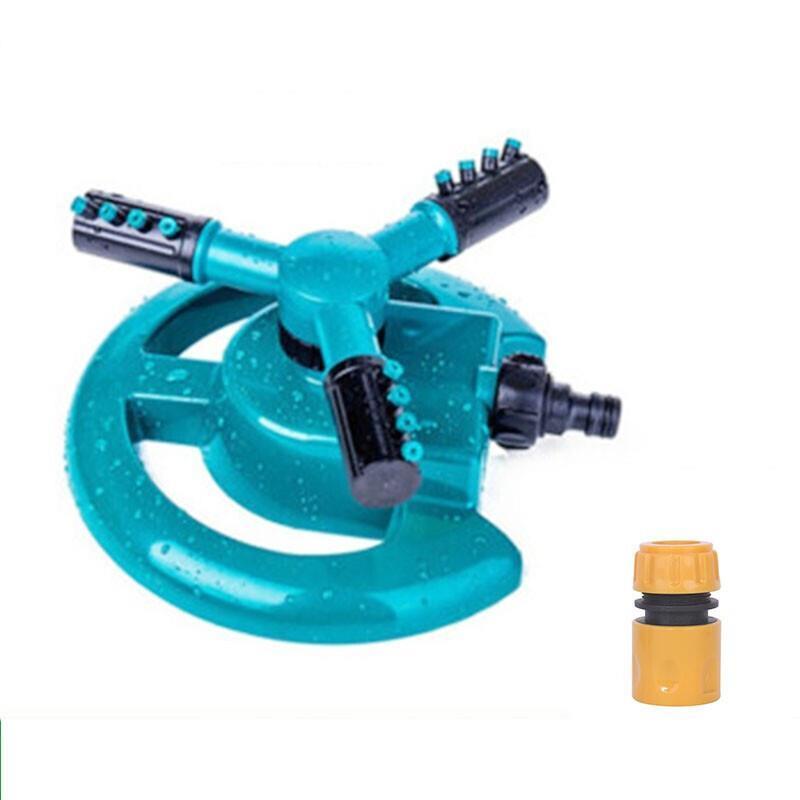 Garden And Horticulture Automatic Rotary Sprinkler 360 Degree Irrigation Lawn Garden Watering Roof Cooling Sprinkler Series + Six Tap Set + 30 Meter Pipe
