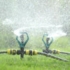 Сельскохозяйственный спринклер, автоматический роторный спринклер для охлаждения крыши, полива газона, озеленения, спринклер-бабочка + комплект из 4 кранов