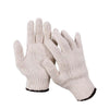 12 пар/дюжина белых перчаток для охраны труда, перчатки из хлопчатобумажной нити, рабочие перчатки на стройке