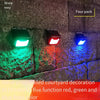 Solar Lamp Outdoor Courtyard Lamp Garden Villa Colorful Fence Lamp Household Night Lamp Decoration Outdoor Wall Lamp Waterproof Light