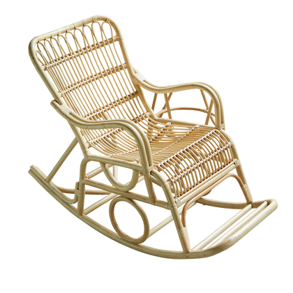 Кресло-качалка из ротанга, бытовой балкон, стул из ротанга для взрослых, синтоистское кресло для отдыха для пожилых людей, кресло с откидной спинкой