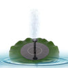 Аккумулятор 3 Вт со светодиодной подсветкой, диск с плавающим фонтаном, 16 см, солнечный фонтан из листьев лотоса, 5 видов насадок, аэрированная проточная вода, пруд с рыбой, пейзаж